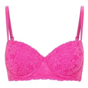 Lace Underwire Balconette Bra